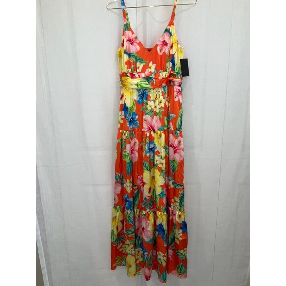 Boston Proper NEW Tropical Capri Tiered Maxi Dress size Small SOLD OUT - Picture 5 of 6
